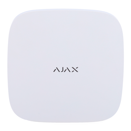 Ajax AJ-HUB2-DC6V-W Central de alarma profesional - Grado 2 - Comunicación Ethernet y dual SIM GPRS - Inalámbrico