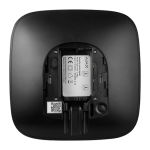 Ajax AJ-HUB2PLUS-B Central de alarma profesional - Grado 2 - Comunicación Ethernet, Wi-Fi y 4G Dual SIM -