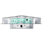 Ajax AJ-HUBBP-V2-W Central de alarma profesional - Grado 2 - Dual SIM 4G / Casas vacías o lugares remotos -