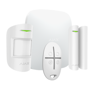 Ajax AJ-HUBKIT-W Kit de alarma profesional - Certificado Grado 2 - Comunicación Ethernet y GPRS - Inalámbrico