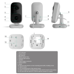 Ajax AJ-INDOORCAM-4-B Cámara Cube IP 4 Mp - Detección de objetos por IA - IR 8 m / Detección PIR hasta 4 m - Audio