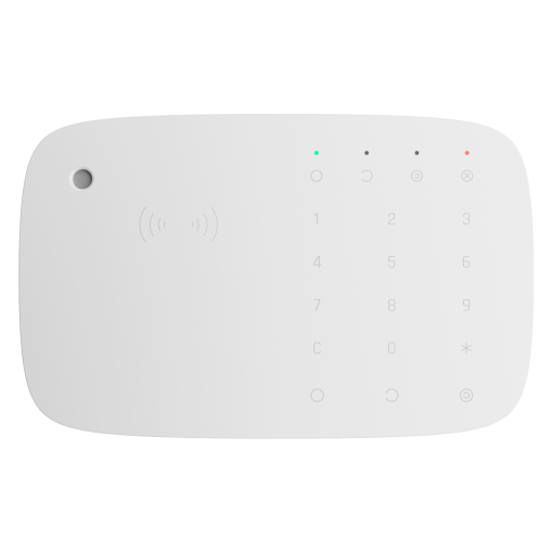 Ajax AJ-KEYPADCOMBI-W-DUMMY Carcasa para teclado con sirena y lector RFID - AJ-KEYPADCOMBI-W - Instalación sencilla -