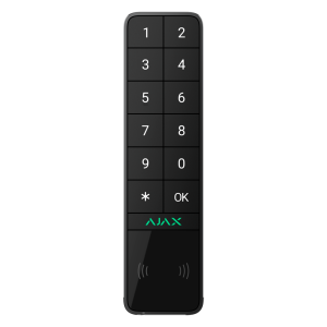 Ajax AJ-KEYPADOUTDOOR-B Teclado para exterior IP66/IK08 con lector RFID - Armado/desarmado total o por grupos -