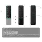 Ajax AJ-KEYPADOUTDOOR-B Teclado para exterior IP66/IK08 con lector RFID - Armado/desarmado total o por grupos -
