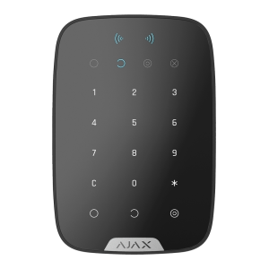 Ajax AJ-KEYPADPLUS-B Teclado independiente con lector RFID - Grado 2 - Inalámbrico 868 MHz Jeweller - Armado