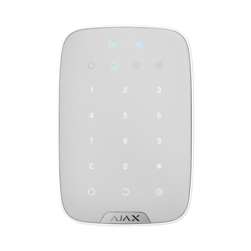 Ajax AJ-KEYPADPLUS-W Teclado independiente con lector RFID - Grado 2 - Inalámbrico 868 MHz Jeweller - Armado