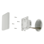 Ajax AJ-LIGHTCORE-CROSS-VERT Relé para interruptor de luz de cruce vertical - Inalámbrico 868 MHz Jeweller - Alcance de