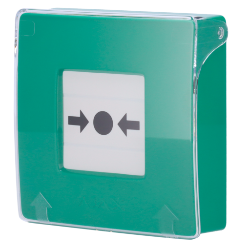 Ajax AJ-MANUALCALLPOINT-GREEN Botón manual de alarma de incendio verde - Inalámbrico 868 MHz Jeweller - Botón alarma