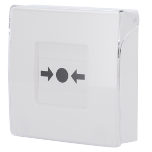 Ajax AJ-MANUALCALLPOINT-WHITE Botón manual de alarma de incendio blanco - Inalámbrico 868 MHz Jeweller - Botón alarma
