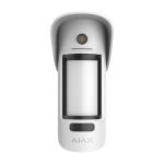 Ajax AJ-MOTIONCAMOUTDOOR-W Fotodetector PIR exterior - Grado 2 - Inalámbrico 868 MHz Jeweller - Detección de 3 a 15 m
