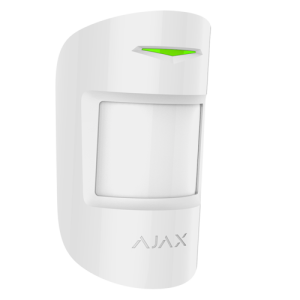 Ajax AJ-MOTIONPROTECT-W Detector PIR - Grado 2 - Inalámbrico 868 MHz Jeweller - Rango de detección hasta 12 m -