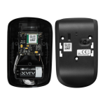 Ajax AJ-MOTIONPROTECTPLUS-B Detector PIR - Grado 2 - Doble tecnología : PIR y microondas banda K - Inalámbrico 868 MHz