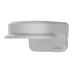 Ajax AJ-MOUNTCAM-A2-W Soporte - Para cámaras Bullet, turret y domo Ajax - Apto para uso exterior - Instalación en