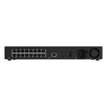 Ajax AJ-NVR216-HAC-16P-B Grabador NVR 16 puertos PoE - 16 canales | HDMI - Compresión H.265/H.264 | JetSparrow -