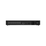 Ajax AJ-NVR216-HAC-AI-16P-S-B Grabador NVR Superior - 16 canales | 16 puertos PoE IEEE802.3af/at - Compresión H.265/H.264 |