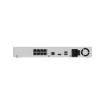 Ajax AJ-NVR216-HAC-AI-8P-S-W Grabador NVR Superior - 16 canales | 8 puertos PoE IEEE802.3af/at - Compresión H.265/H.264 |
