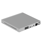 Ajax AJ-NVR216-HAC-AI-8P-S-W Grabador NVR Superior - 16 canales | 8 puertos PoE IEEE802.3af/at - Compresión H.265/H.264 |