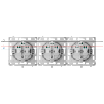Ajax AJ-OUTLETCORE-BASIC-VERT Enchufe básico vertical tipo F - Alimentación 250 V AC 50/60 Hz - Hasta 3.6 kW (carga