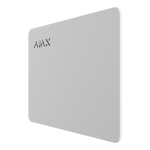 Ajax AJ-PASS-W Tarjeta de acceso sin contacto - Tecnología Mifare DESFire® - Compatible con KeyPad Plus