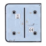 Ajax AJ-SIDEBUTTON-1G2W-GRA Panel táctil para un interruptor de luz - Compatible con AJ-LIGHTCORE-1G / -2W -