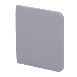 Ajax AJ-SIDEBUTTON-1G2W-GRE Panel táctil para un interruptor de luz - Compatible con AJ-LIGHTCORE-1G / -2W -