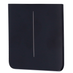 Ajax AJ-SIDEBUTTON-2G-B-VERT Panel táctil para interruptor de luz doble - Compatible con AJ-LIGHTCORE-2G-VERT -