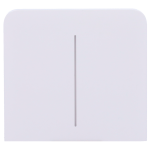 Ajax AJ-SIDEBUTTON-2G-W-VERT Panel táctil para interruptor doble vertical - Compatible con AJ-LIGHTCORE-2G-VERT -