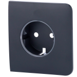 Ajax AJ-SIDECOVER-GRA Tapa lateral para enchufe básico tipo F - Compatible con AJ-OUTLETCORE-BASIC - Protección