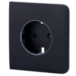 Ajax AJ-SIDECOVER-SMART-B Tapa lateral para enchufe inteligente tipo F - Compatible con AJ-OUTLETCORE-SMART - Indicador