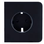Ajax AJ-SIDECOVER-SMART-B Tapa lateral para enchufe inteligente tipo F - Compatible con AJ-OUTLETCORE-SMART - Indicador