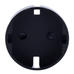 Ajax AJ-SIDECOVER-SMART-B Tapa lateral para enchufe inteligente tipo F - Compatible con AJ-OUTLETCORE-SMART - Indicador