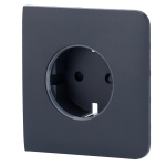 Ajax AJ-SIDECOVER-SMART-GRA Tapa lateral para enchufe inteligente tipo F - Compatible con AJ-OUTLETCORE-SMART - Indicador