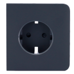 Ajax AJ-SIDECOVER-SMART-GRA Tapa lateral para enchufe inteligente tipo F - Compatible con AJ-OUTLETCORE-SMART - Indicador