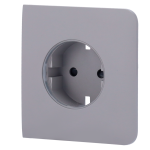 Ajax AJ-SIDECOVER-SMART-GRE Tapa lateral para enchufe inteligente tipo F - Compatible con AJ-OUTLETCORE-SMART - Indicador