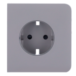 Ajax AJ-SIDECOVER-SMART-GRE Tapa lateral para enchufe inteligente tipo F - Compatible con AJ-OUTLETCORE-SMART - Indicador