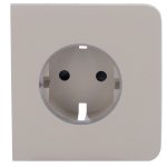Ajax AJ-SIDECOVER-SMART-OLI Tapa lateral para enchufe inteligente tipo F - Compatible con AJ-OUTLETCORE-SMART - Indicador