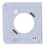 Ajax AJ-SIDECOVER-SMART-W Tapa lateral para enchufe inteligente tipo F - Compatible con AJ-OUTLETCORE-SMART - Indicador