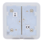Ajax AJ-SOLOBUTTON-1G2W-OYS Panel táctil para un interruptor de luz - Compatible AJ-LIGHTCORE-1G / -2W - Retroiluminación