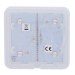 Ajax AJ-SOLOBUTTON-1G2W-W Panel táctil para interruptor de luz - Compatible con AJ-LIGHTCORE-1G / -2W - Retroiluminación