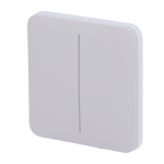Ajax AJ-SOLOBUTTON-2G-FOG Panel táctil para interruptor de luz doble - Compatibilidad con AJ-LIGHTCORE-2G -