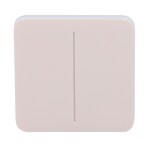 Ajax AJ-SOLOBUTTON-2G-IVO Panel táctil para interruptor de luz doble - Compatibilidad con AJ-LIGHTCORE-2G -