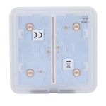 Ajax AJ-SOLOBUTTON-2G-IVO Panel táctil para interruptor de luz doble - Compatibilidad con AJ-LIGHTCORE-2G -