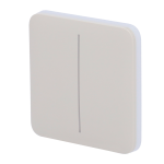 Ajax AJ-SOLOBUTTON-2G-OYS Panel táctil para interruptor de luz doble - Compatibilidad con AJ-LIGHTCORE-2G -