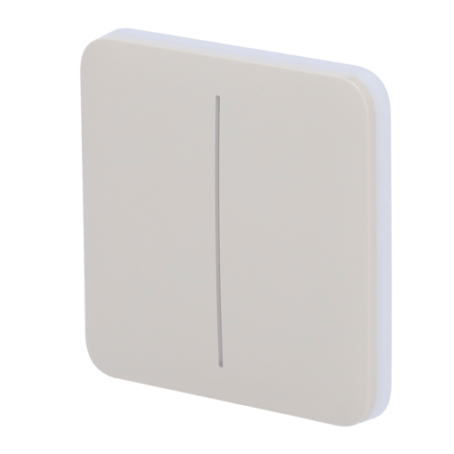 Ajax AJ-SOLOBUTTON-2G-OYS Panel táctil para interruptor de luz doble - Compatibilidad con AJ-LIGHTCORE-2G -