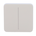 Ajax AJ-SOLOBUTTON-2G-OYS Panel táctil para interruptor de luz doble - Compatibilidad con AJ-LIGHTCORE-2G -