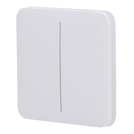 Ajax AJ-SOLOBUTTON-2G-W Panel táctil para interruptor de luz doble - Compatibilidad con AJ-LIGHTCORE-2G -