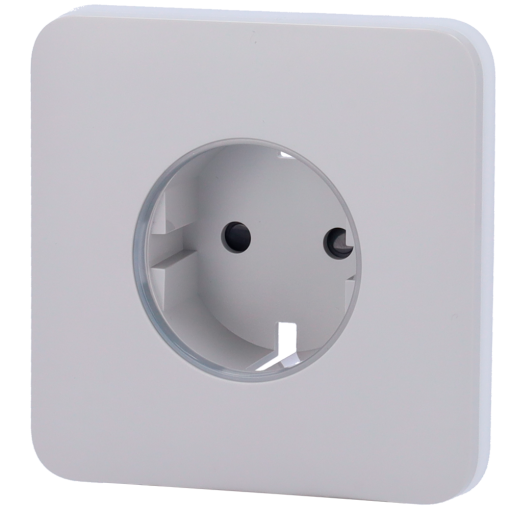 Ajax AJ-SOLOCOVER-SMART-FOG Tapa frontal para enchufe inteligente tipo F - Compatible con AJ-OUTLETCORE-SMART - Indicador