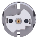 Ajax AJ-SOLOCOVER-SMART-GRE Tapa frontal para enchufe inteligente tipo F - Compatible con AJ-OUTLETCORE-SMART - Indicador