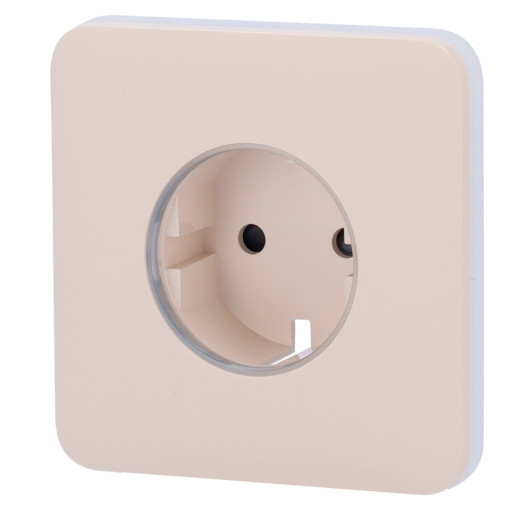 Ajax AJ-SOLOCOVER-SMART-IVO Tapa frontal para enchufe inteligente tipo F - Compatible con AJ-OUTLETCORE-SMART - Indicador