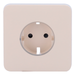 Ajax AJ-SOLOCOVER-SMART-IVO Tapa frontal para enchufe inteligente tipo F - Compatible con AJ-OUTLETCORE-SMART - Indicador